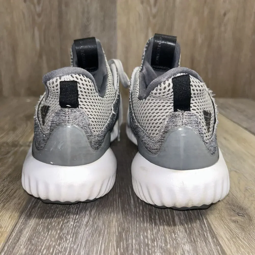 Adidas Mens US Size 7 Alphabounce Gray White Running Athletic Sneaker Shoes